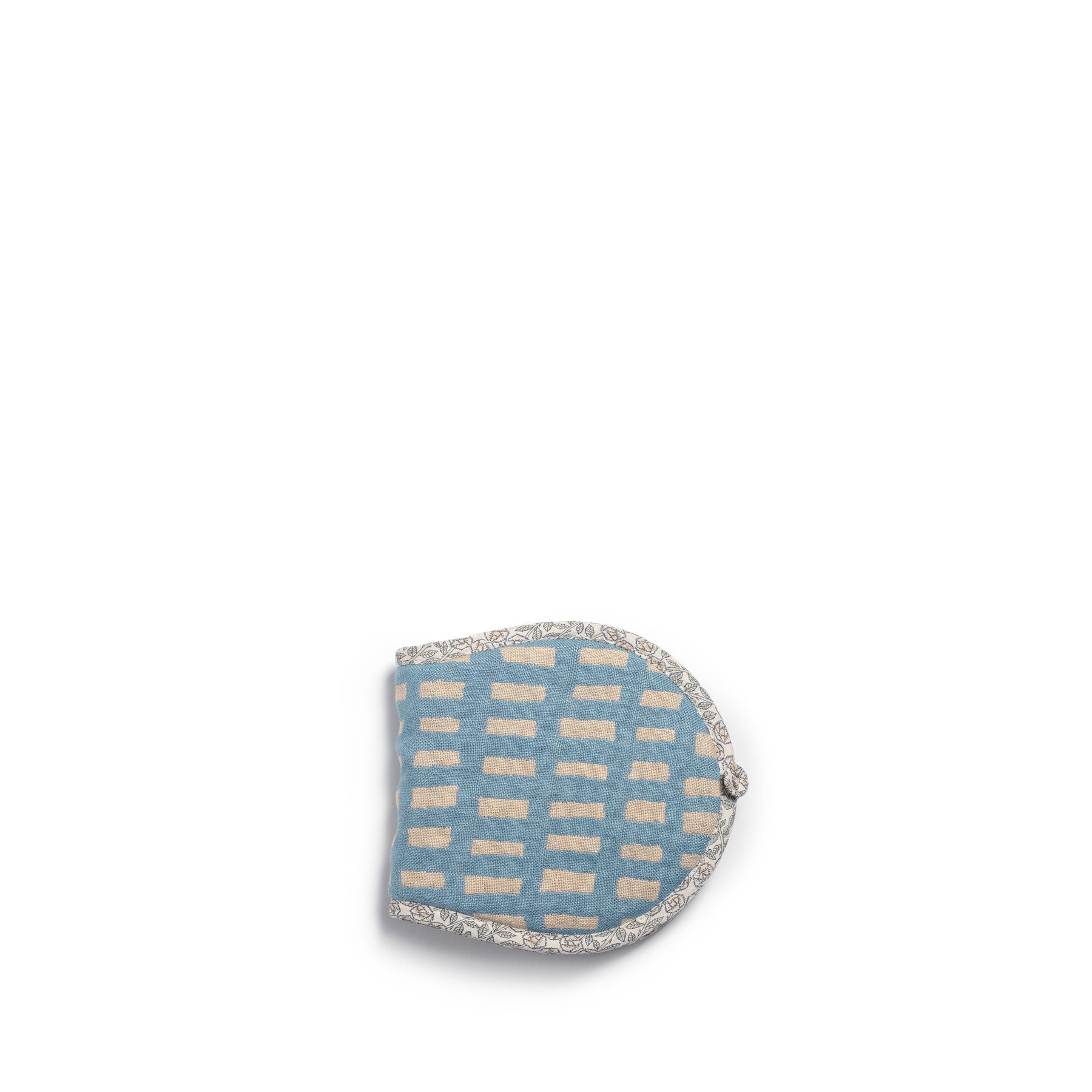 Sora Check Pot Holder in Blue